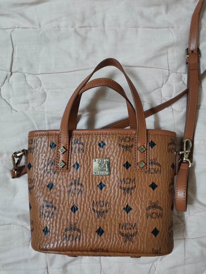Mcm small tote sales