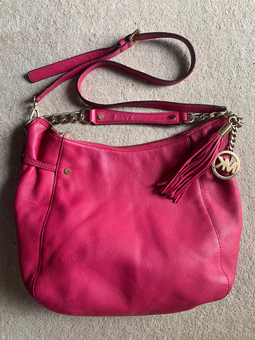Michael Kors, Bags, Small Saffiano Leather Envelope Crossbody Baghot Pink