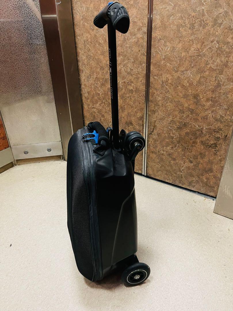 luggage with built in scooter