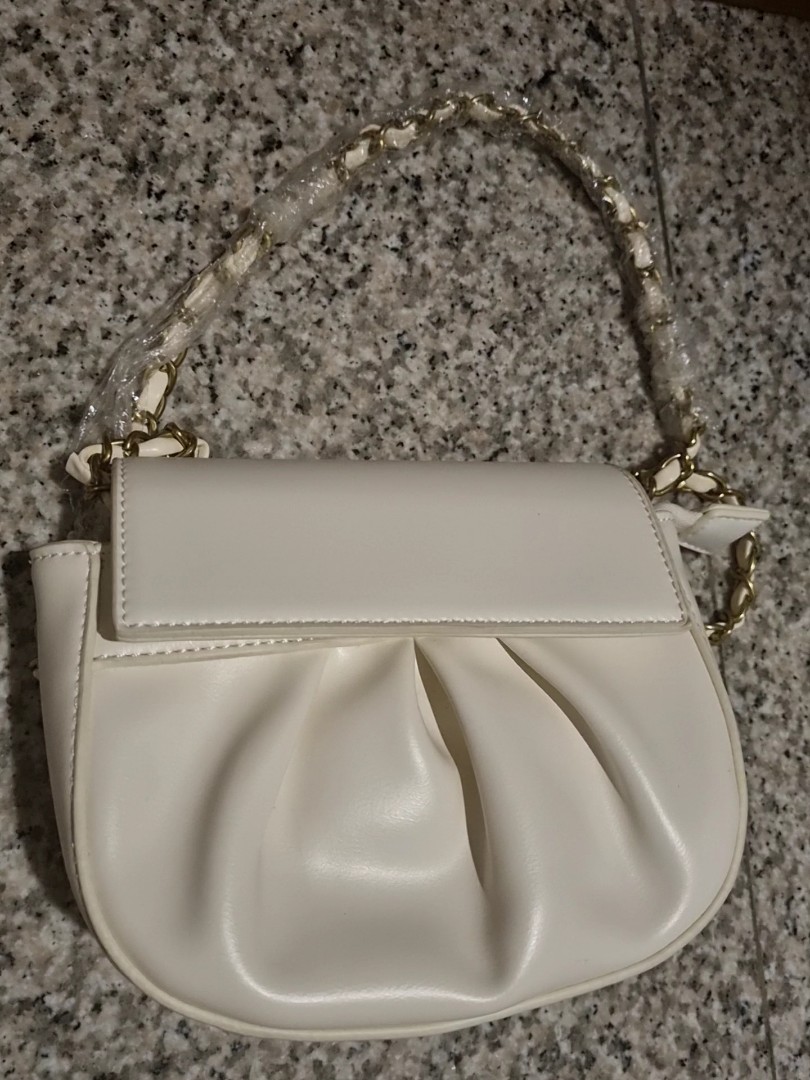 beige colour bag