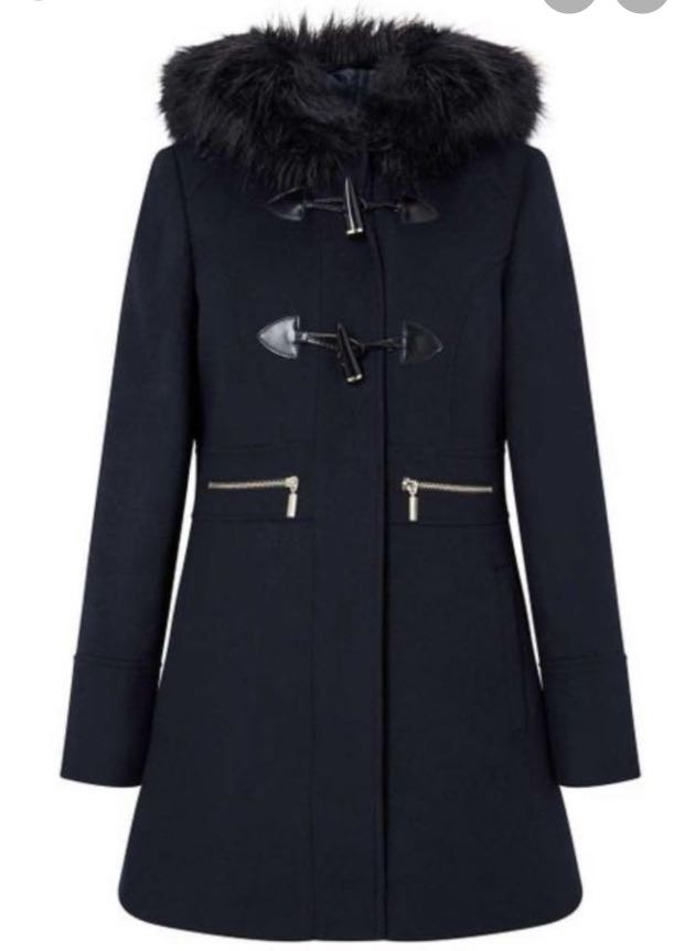 miss selfridge navy blue duffle trench coat Women s Fashion Coats Jackets and Outerwear on Carousell