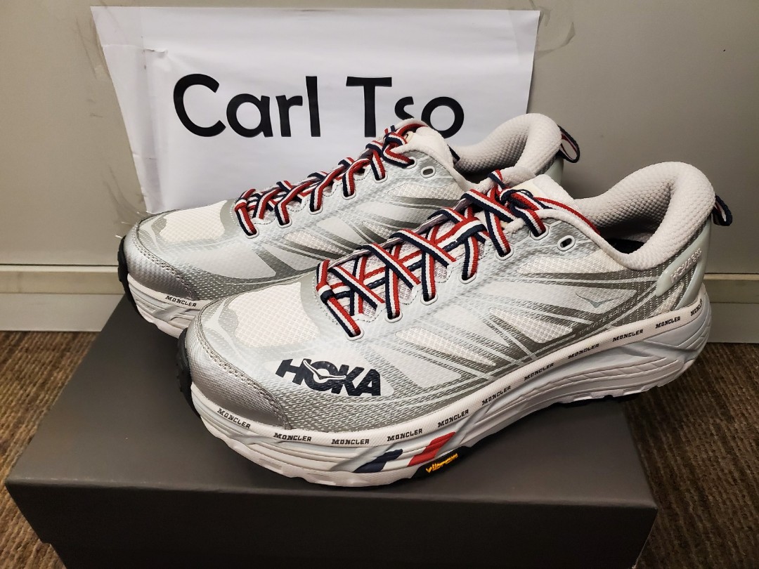 Moncler x Hoka One One Mafate Speed 2, 男裝, 鞋, 波鞋- Carousell