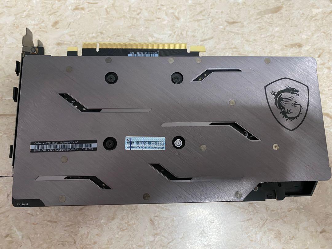 Geforce gtx 1660 online gaming x 6g