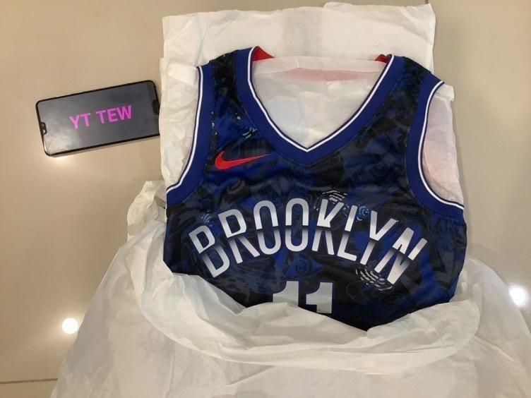Men's Brooklyn Nets Kyrie Irving Nike Blue Select Series Rookie of the Year  Swingman Jersey