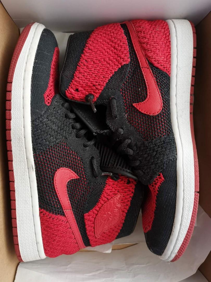 Nike Air Jordan 1 Flyknit BREDS Royals Men s Fashion Footwear
