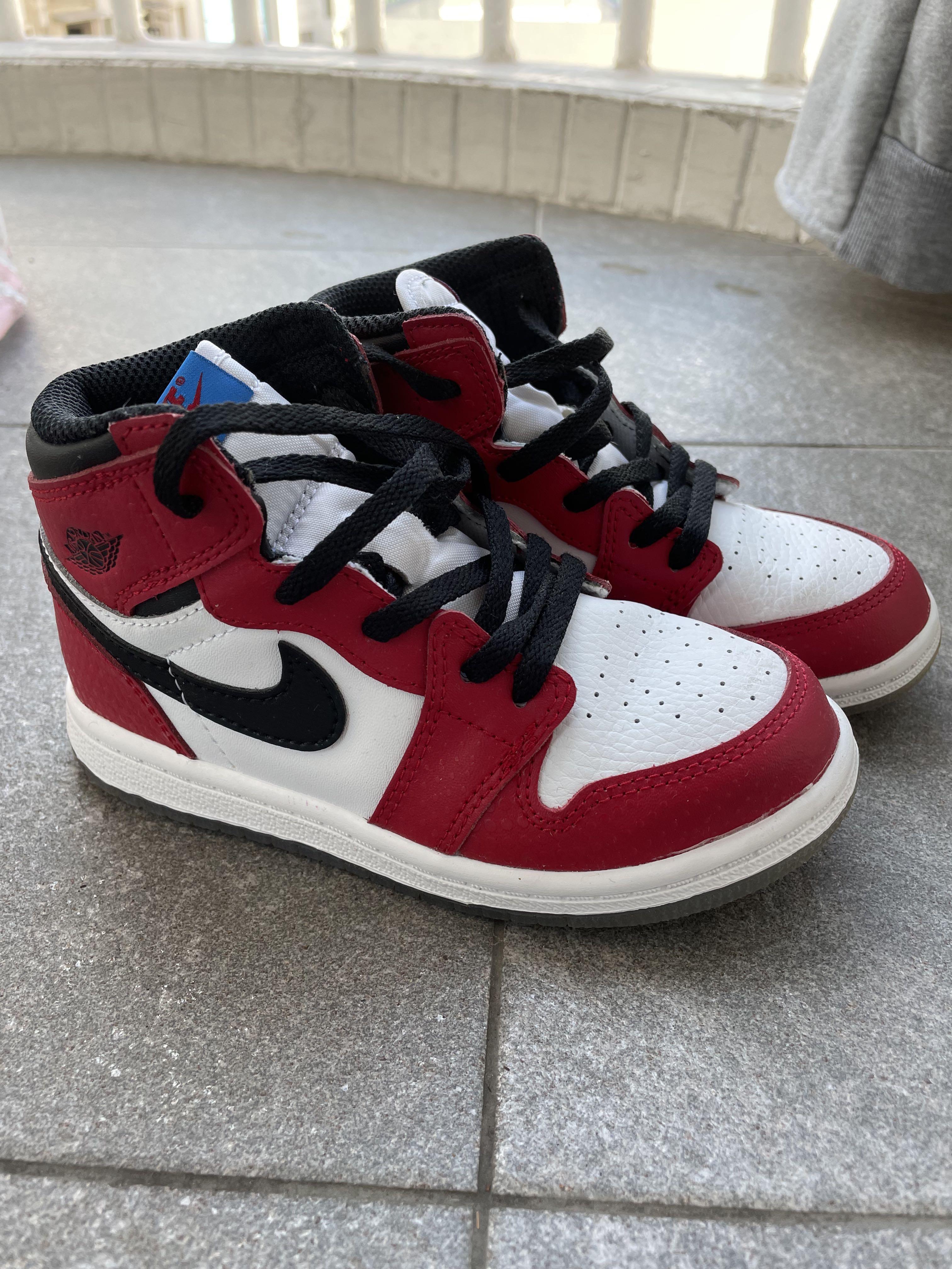 Nike Air Jordan 1 Retro High OG TD 10C spiderverse, 兒童＆孕婦用品