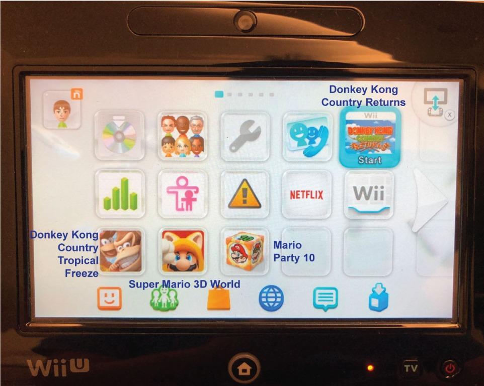 Nintendo Wii U 32GB Console Deluxe Set - Black for sale online