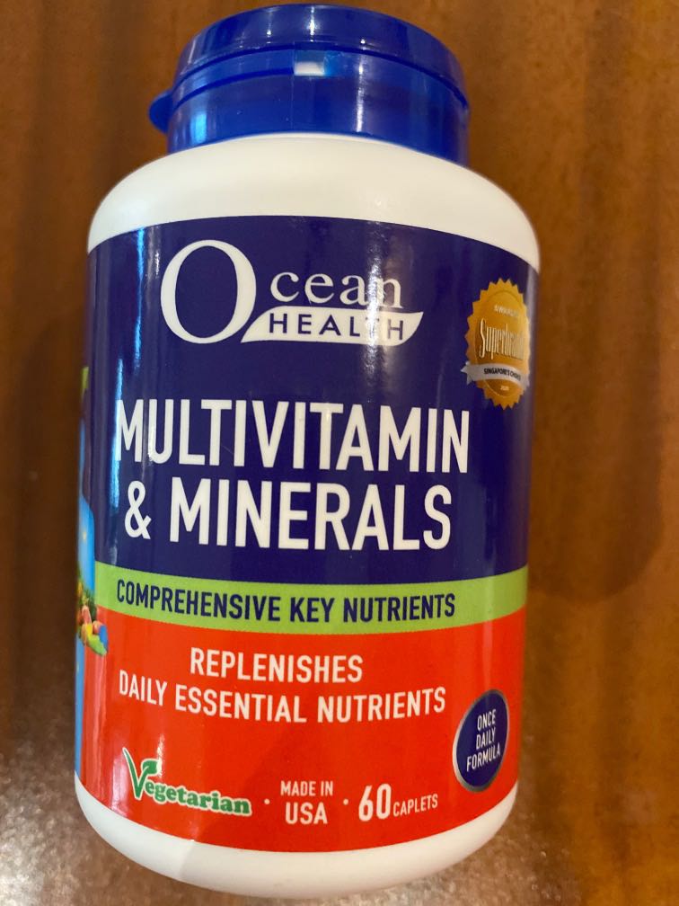 Ocean Health Multivitamin & Minerals 60 caplets, Health & Nutrition, Health Supplements
