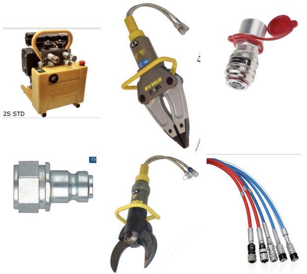 On hand Hydraulic rescue tools cutter and spreader (set), Commercial