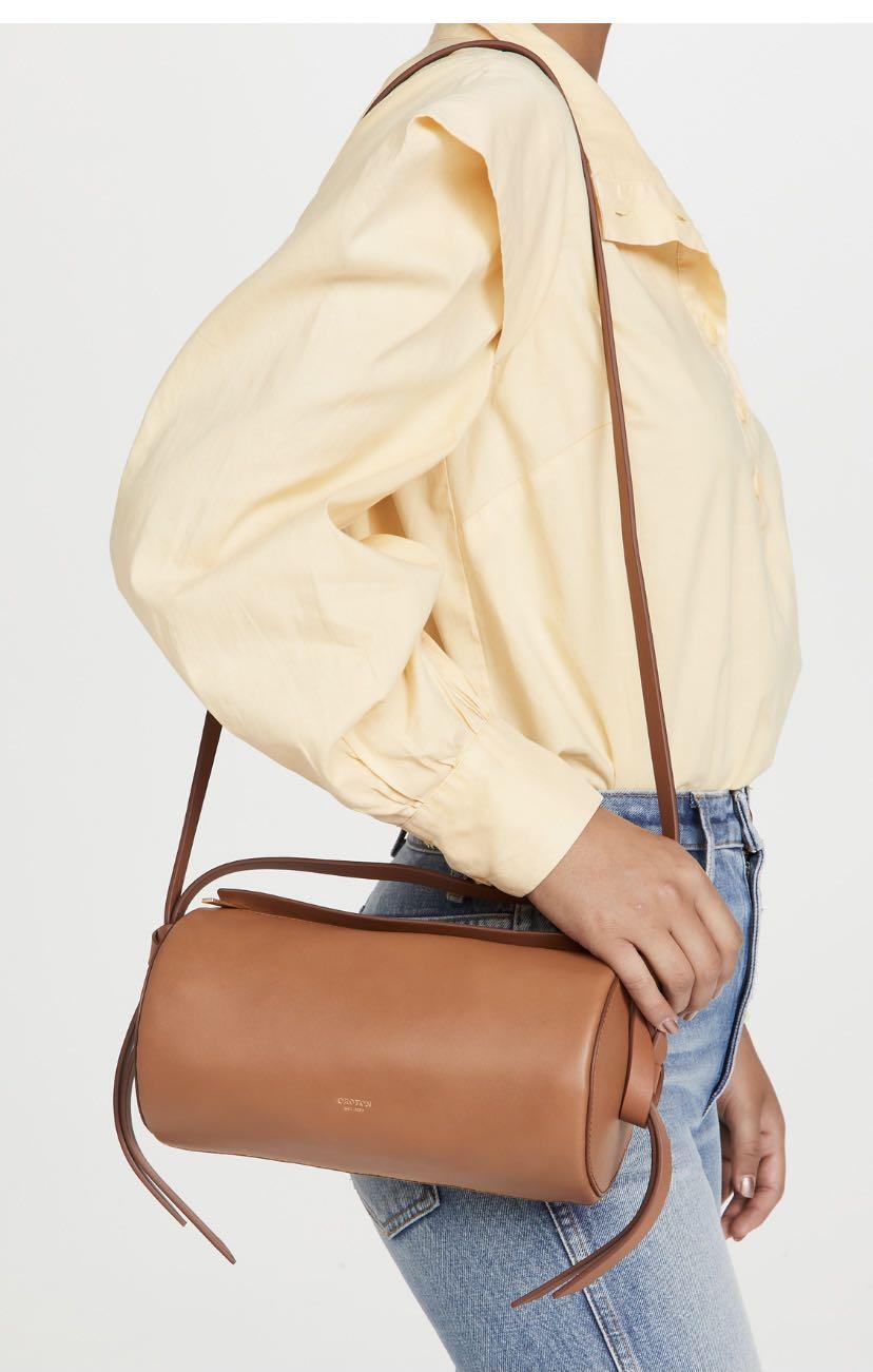 Oroton drum store bag