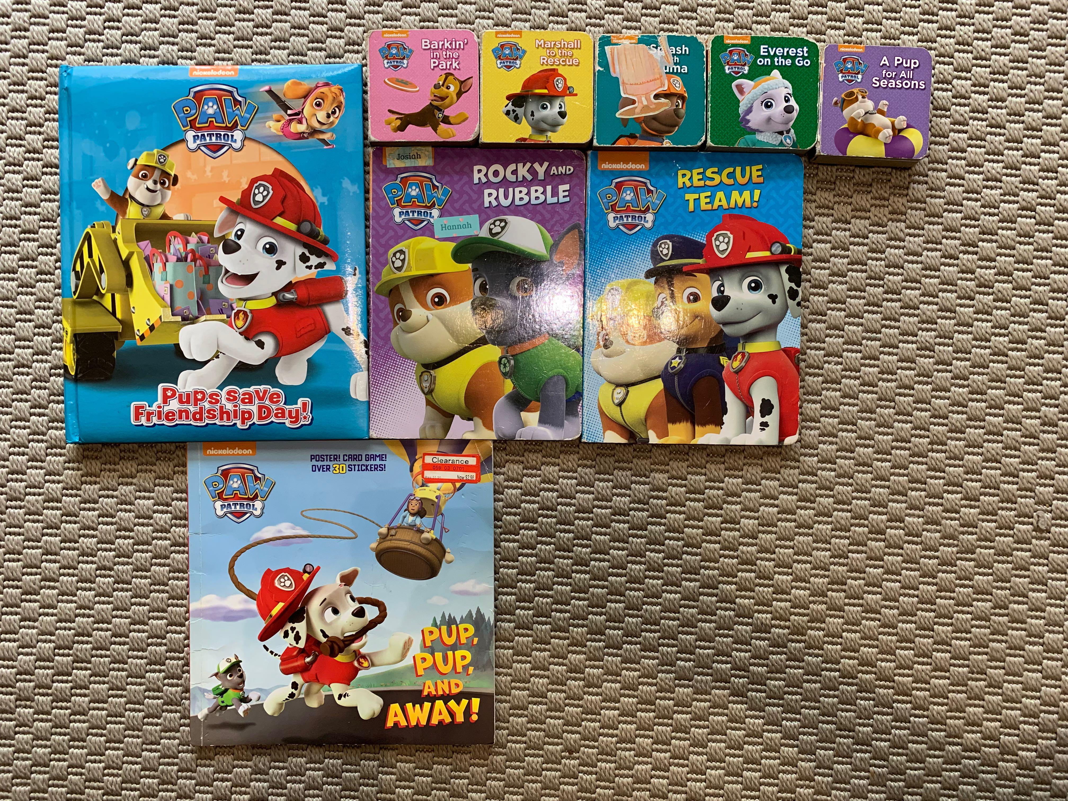 Paw Patrol books RM12 whole set