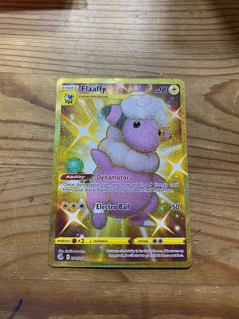 Pokemon card TCG Flaaffy Gold card secret rare 280/264, Hobbies & Toys,  Memorabilia & Collectibles, Vintage Collectibles on Carousell