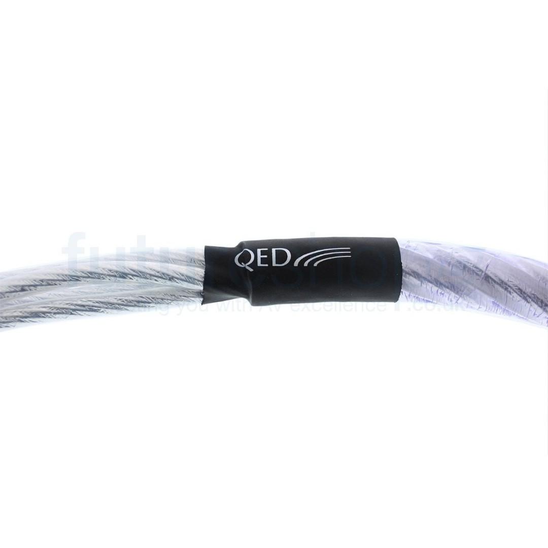 QED Signature Genesis Silver Spiral Speaker Cable (2.0m - Bare on 1 side)