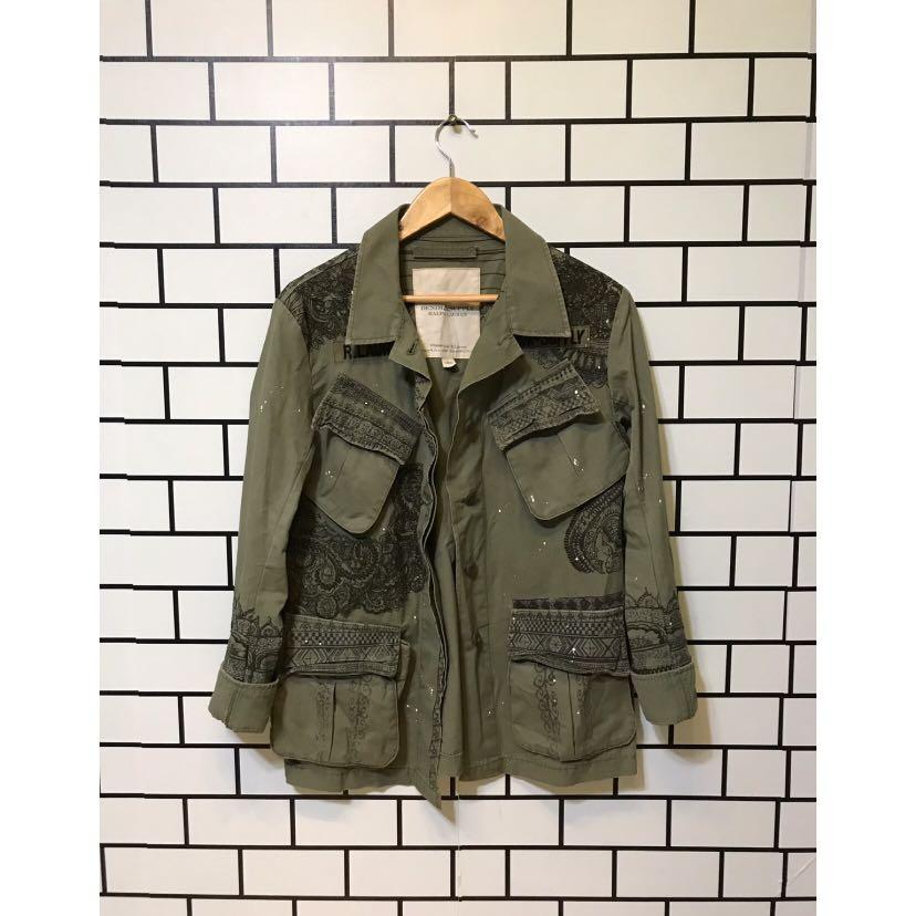 Ralph Lauren Ripstop OG107 style Vietnam Jungle Fatigue Jacket