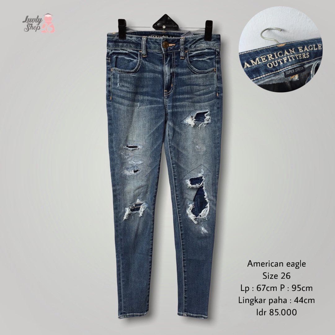 Ripped jeans american eagle, Fesyen 