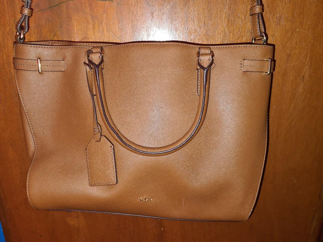 RLL brown bag with sling Luxury Bags Wallets on Carousell