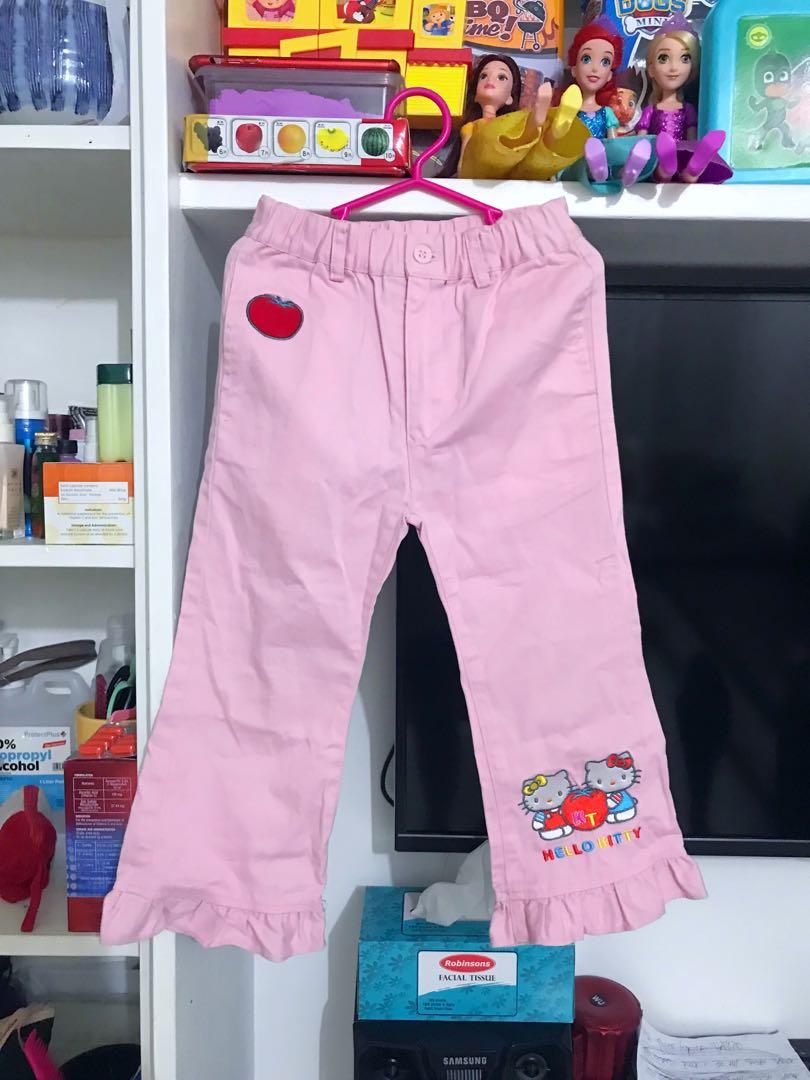 Sanrio Hello kitty pants, Babies & Kids, Babies & Kids Fashion on Carousell