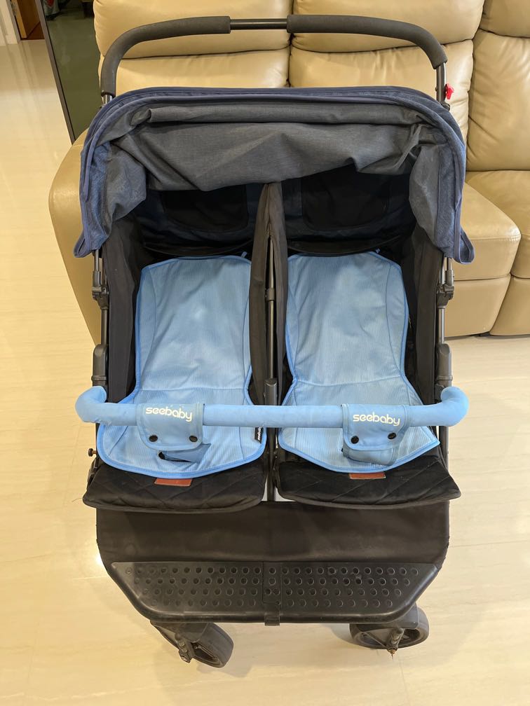 seebaby double stroller