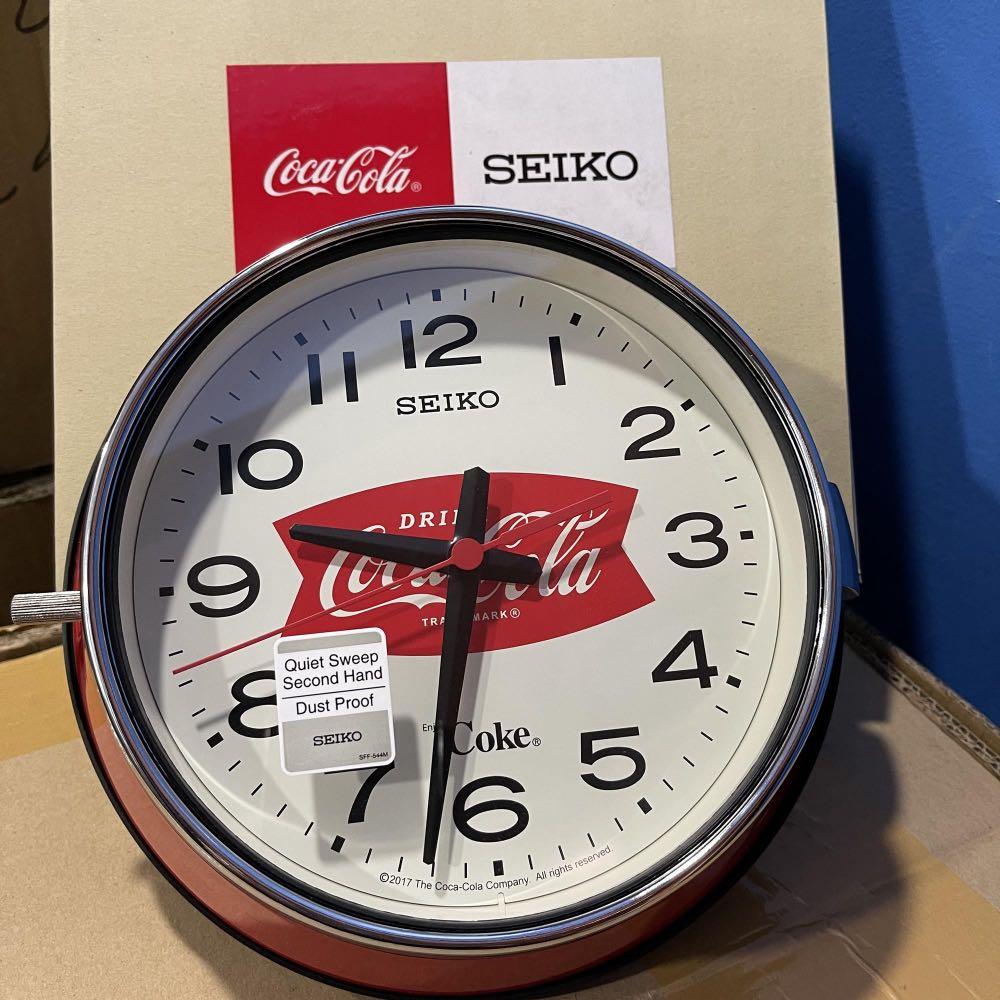 Seiko X Coca Cola Clock Collaboration QXA923R Furniture Home