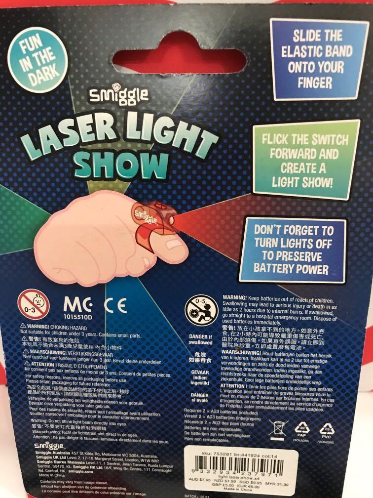 Laser Finger Light Show X4 - Smiggle Online