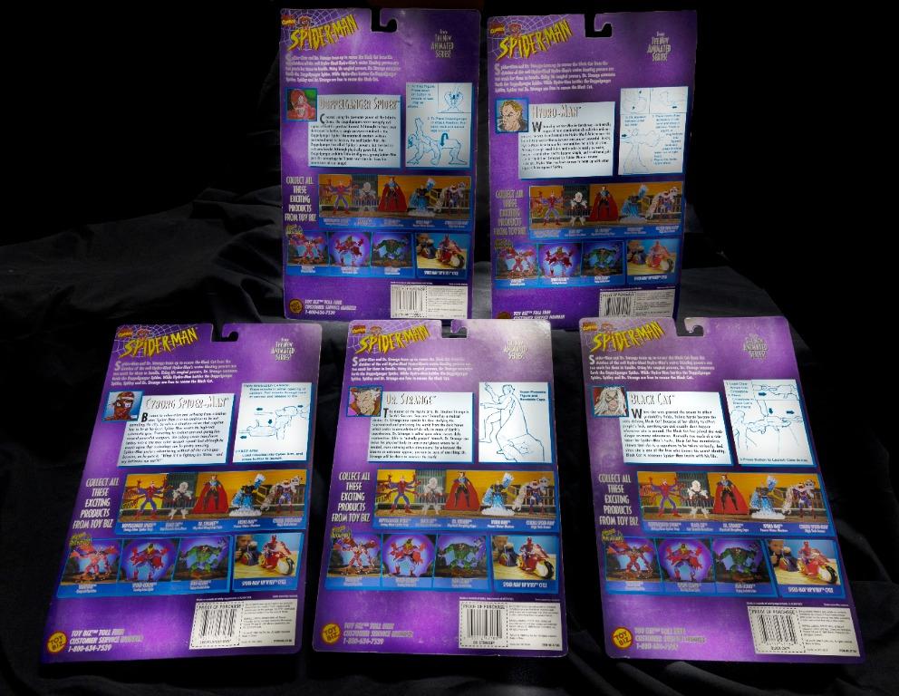 TOY BIZ SPIDER-MAN 8種セットおまけつき 冷た
