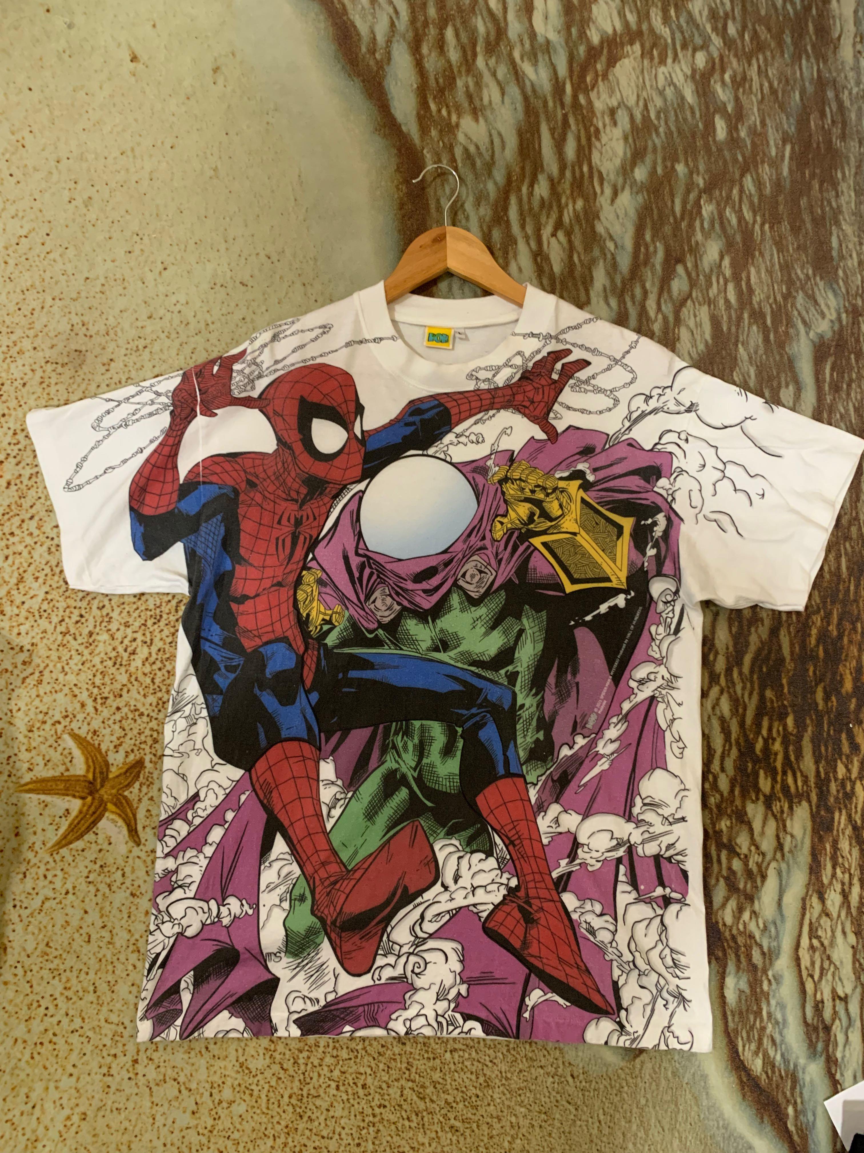 Spiderman X Mysterio shirt, Men's Fashion, Tops & Sets, Tshirts & Polo  Shirts on Carousell
