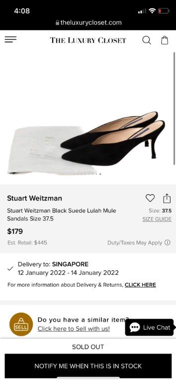 Stuart weitzman lulah mules best sale