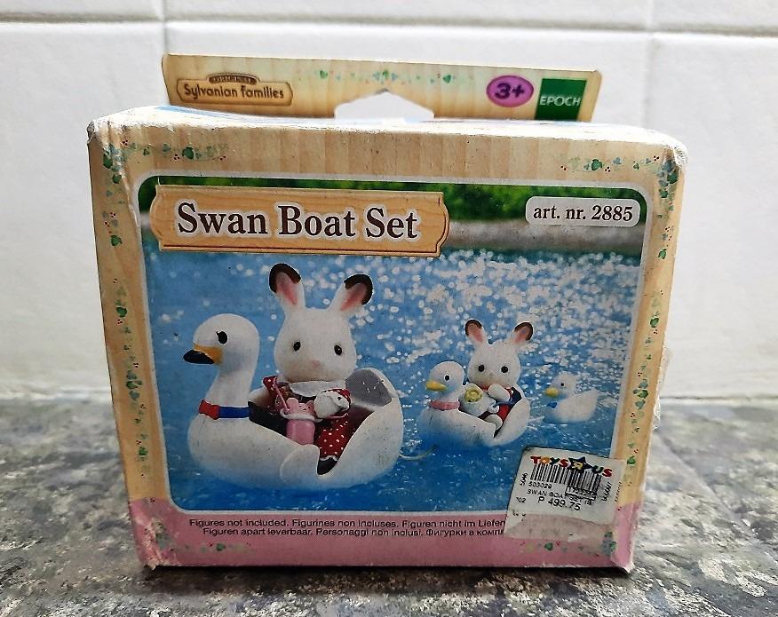 Sylvanian families shop swan boat set