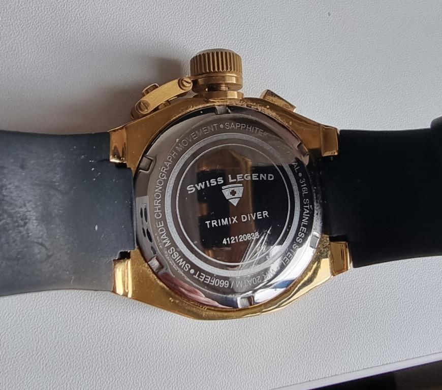 Swiss legend trimix diver battery on sale