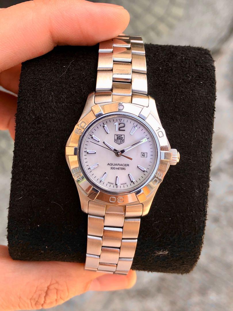 Tag heuer aquaracer new arrivals ladies mother of pearl