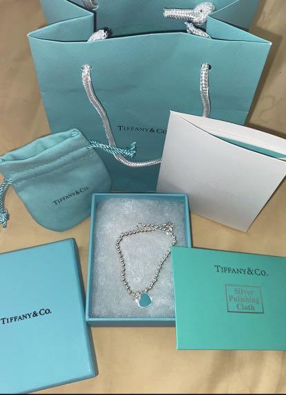 Tiffany \u0026 Co Heart Tag Bracelet, Fesyen 