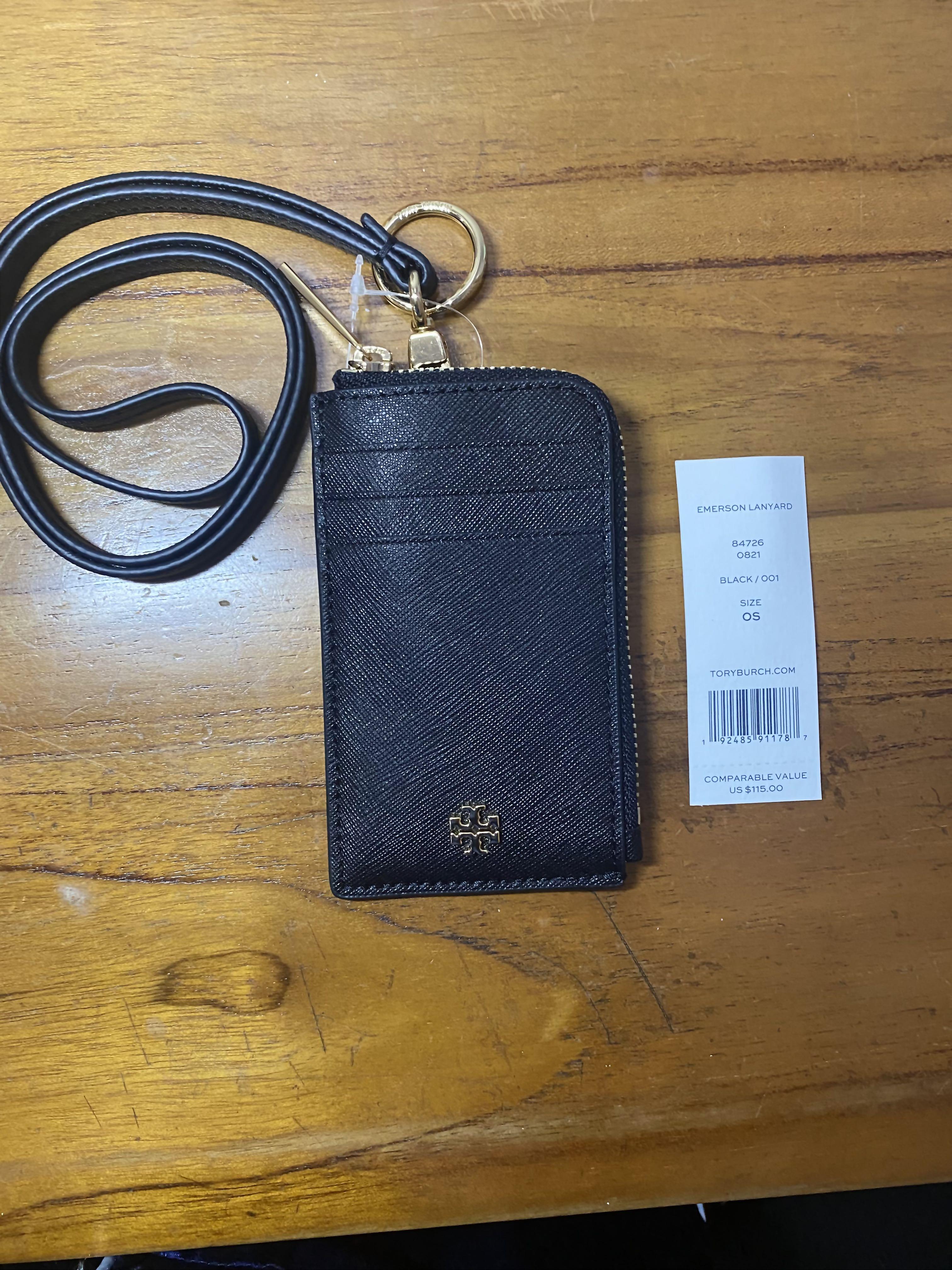 Tory Burch Emerson Lanyard in Black – Exclusively USA