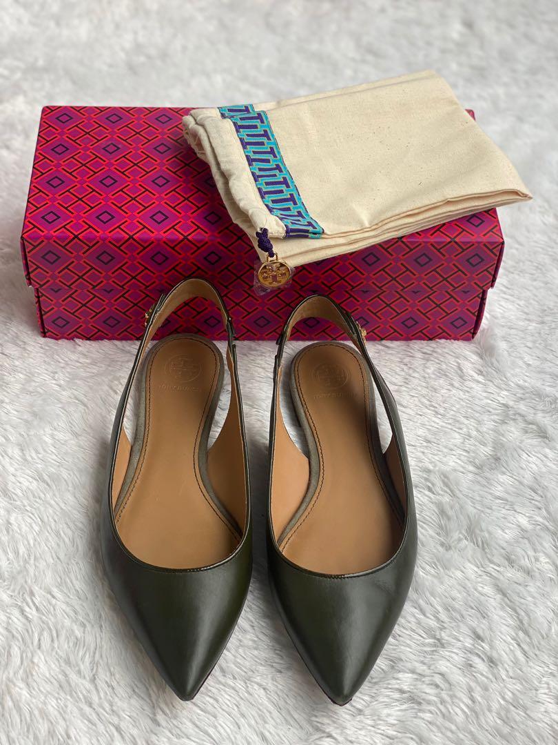 Tory Burch Kira Slingback Flat Calf 