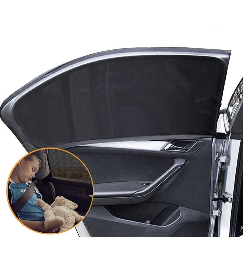 Rear Side Window Sun Shade 2 pcs ,Car Sun Screen Protect Baby Kids and Pets from The Sun Burn,Breathable Sun Shade Mesh Fits Most Cars/SUVs Rear Side Window Sun Shade 2 pcs ,Car Sun Screen Protect Baby Kids and Pets from The Sun Burn,Breathable Sun Shade Mesh Fits Most Cars/SUVs