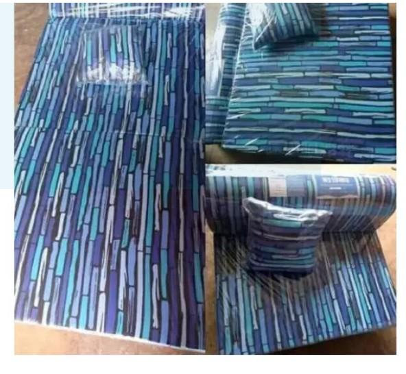 Uratex Foam Sofa Bed Single Size (Blue), Furniture & Home Living