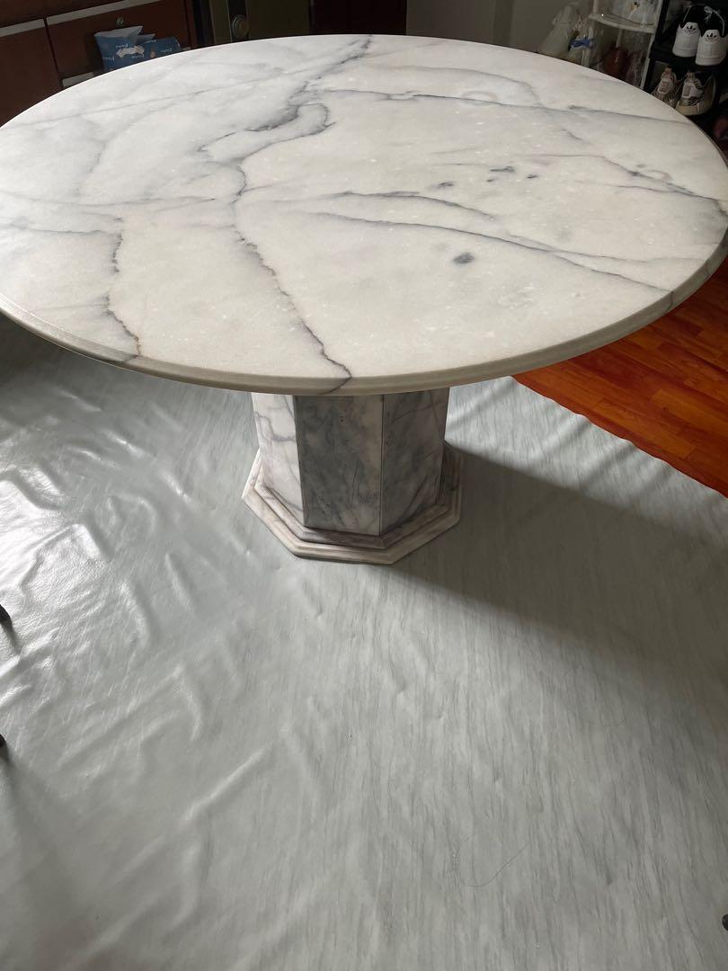 Used round online dining table