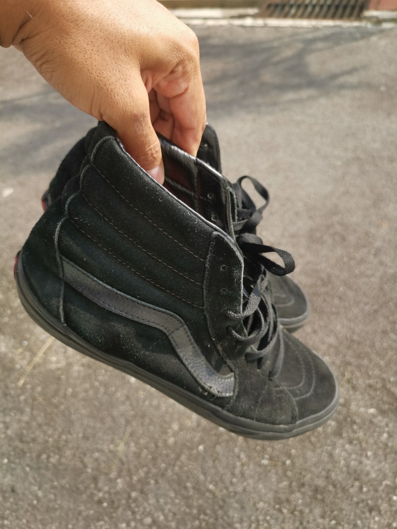 Vans hi cut black new arrivals