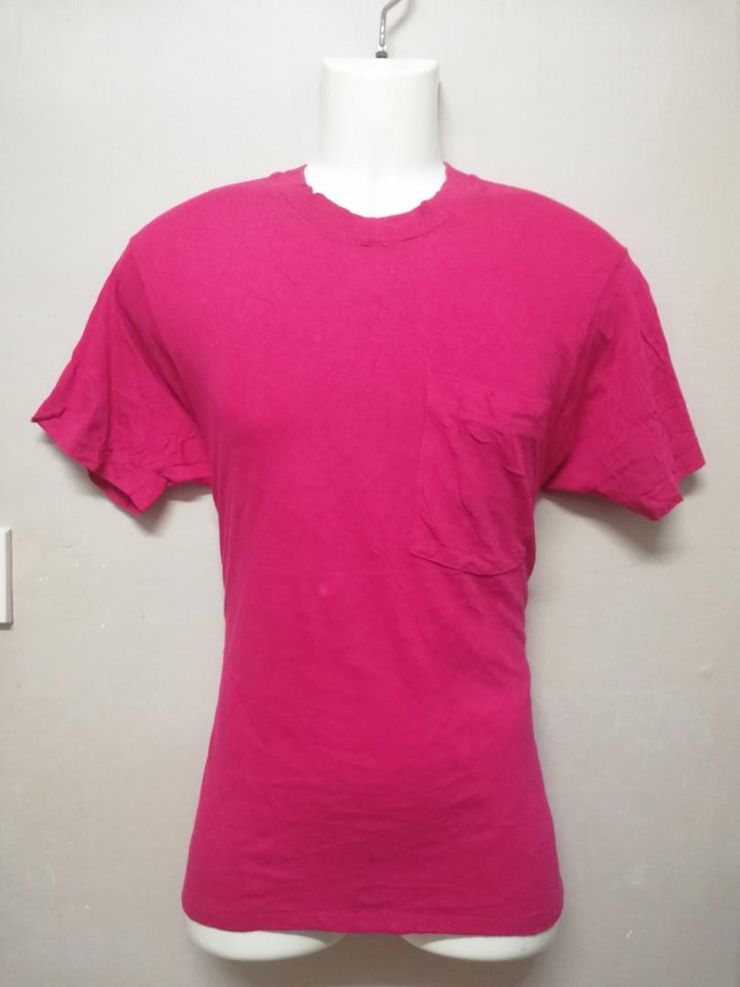 Vintage Plain Shirt Single Pocket Selvedge USA, Men&rsquo;s Fashion, Tops