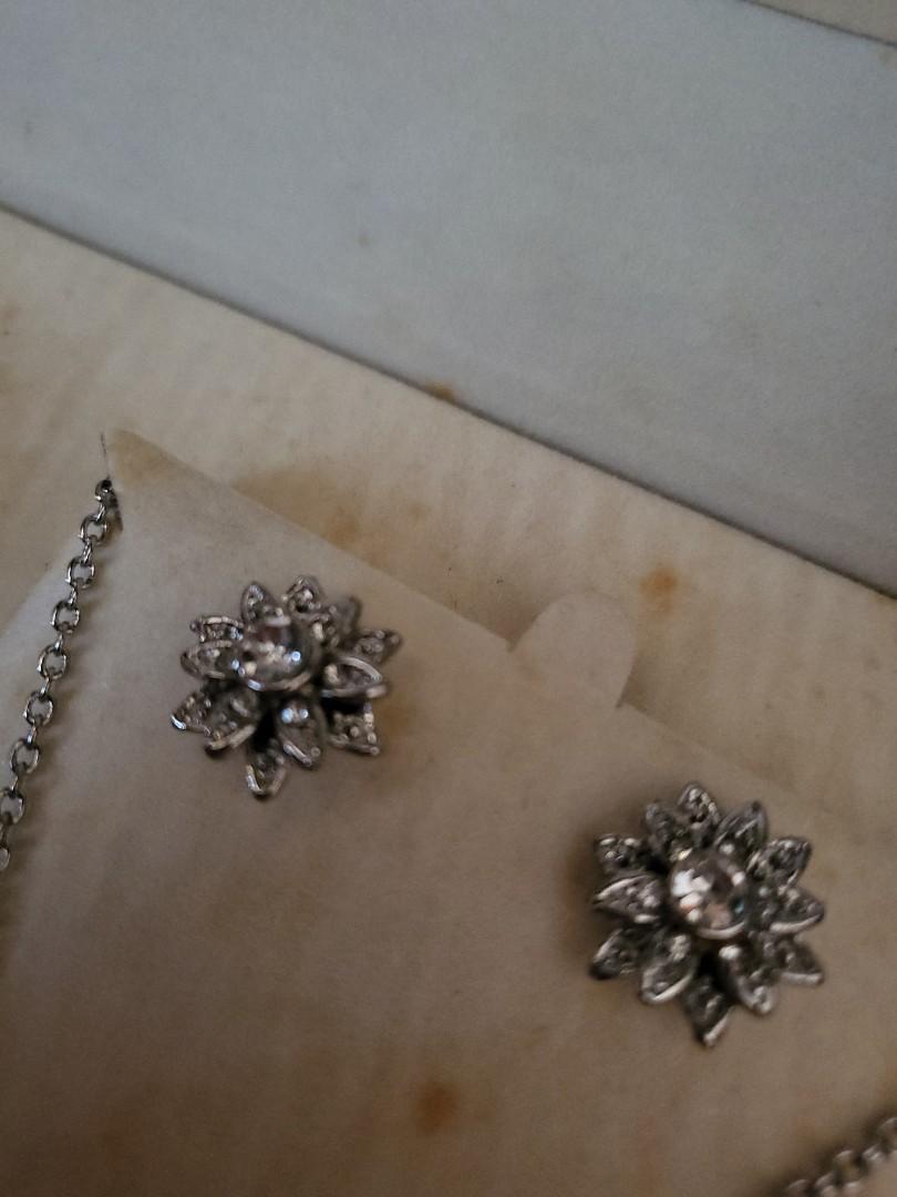 Watch Necklace and Earring Set Women s Fashion Jewelry