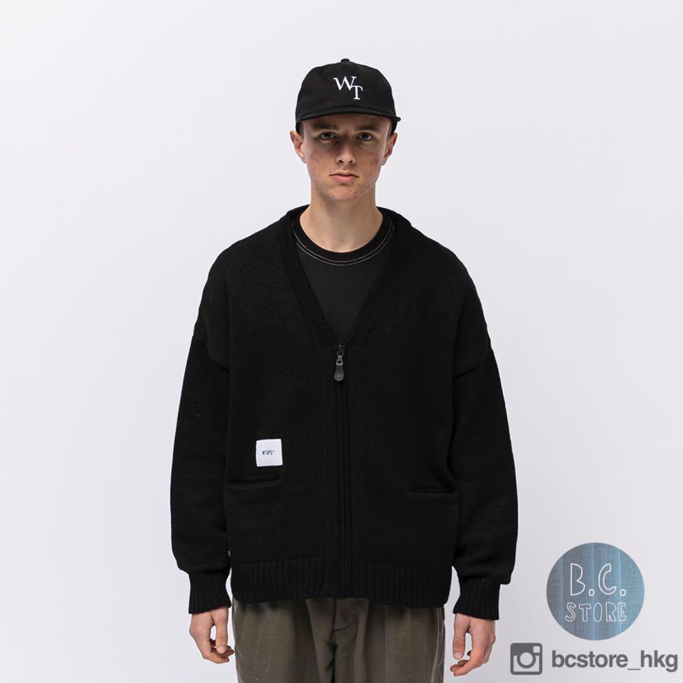 WTAPS 21AW PALMER / SWEATER / POLY BROWN