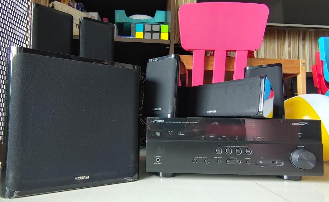 Yamaha home theatre system 3.1 surround sound (not sound bar), Audio