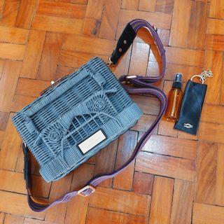 Zarah Juan PUJ Jeepney Rattan Weave Bag