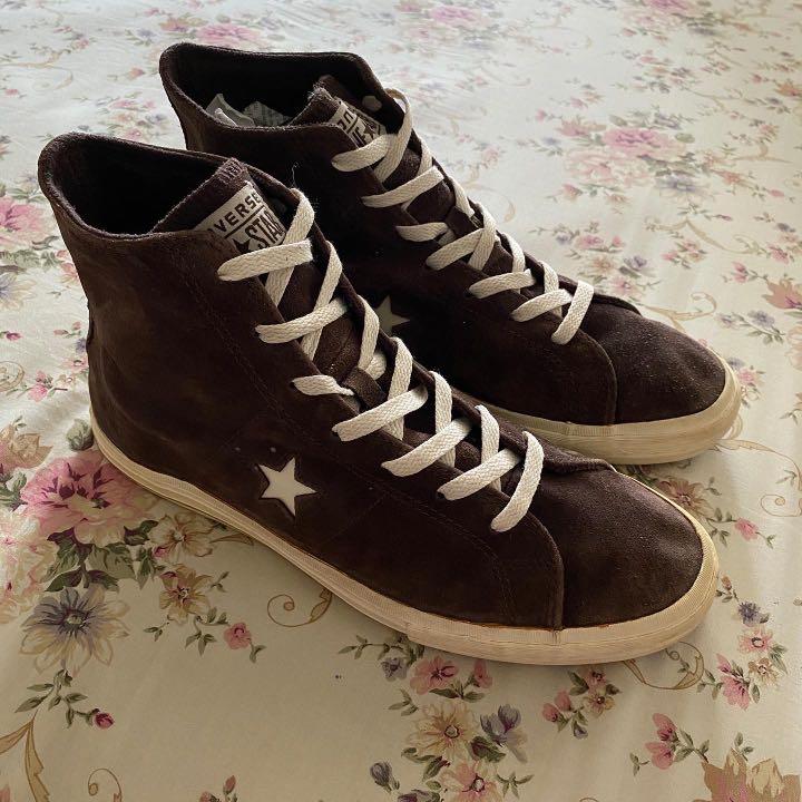 Converse one star clearance suede high top