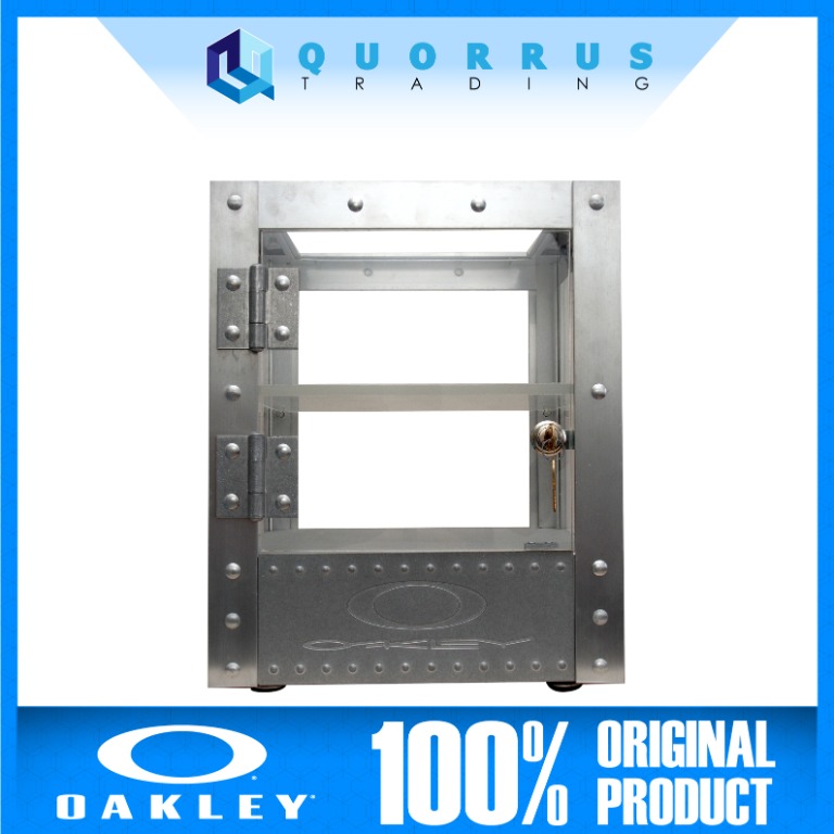 100% ORIGINAL OAKLEY X METAL DISPLAY CASE CUBE RARE SUNGLASSES