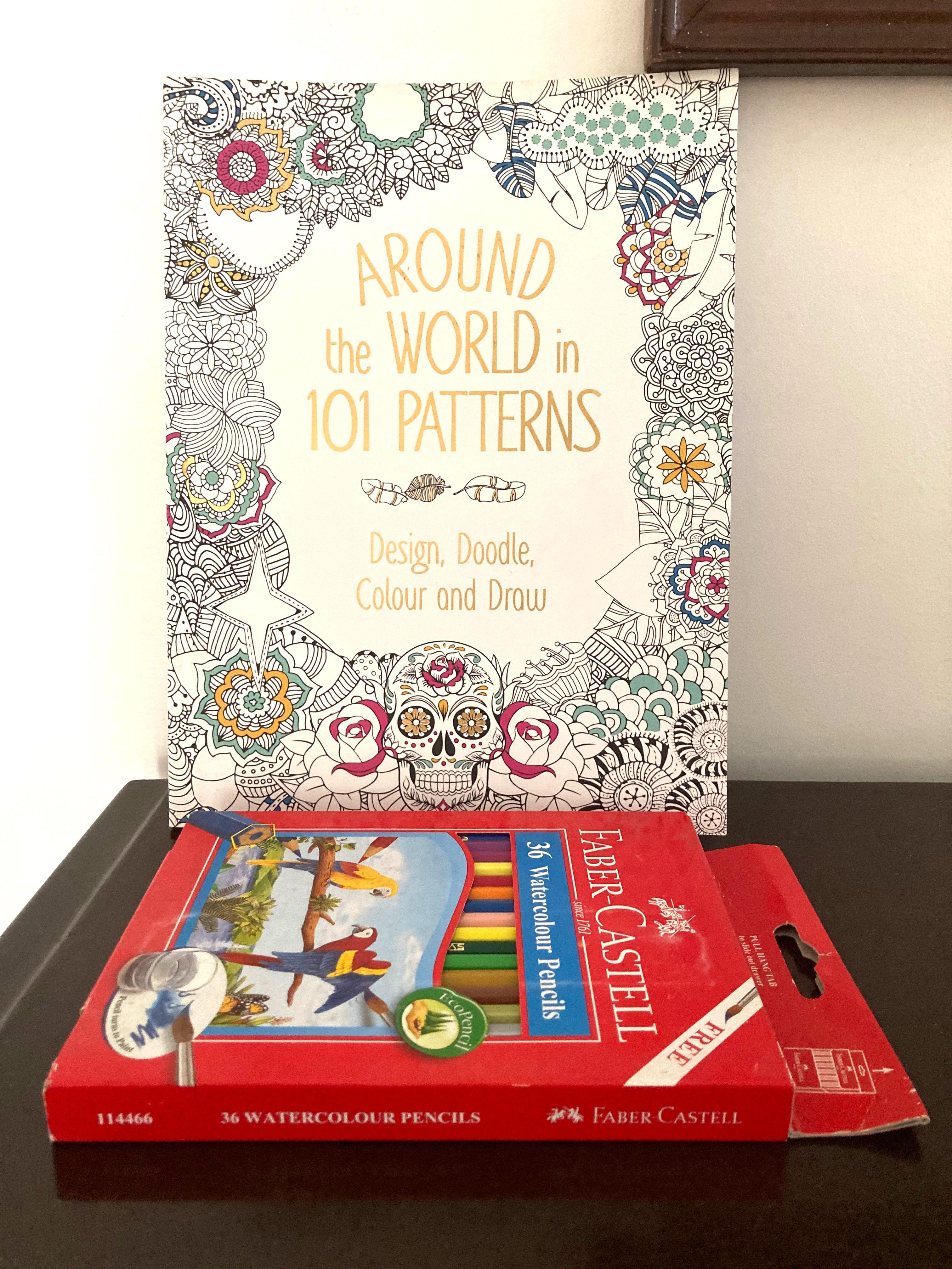 Take All! Faber Castell Water Color Pencils & Doodle Coloring ...