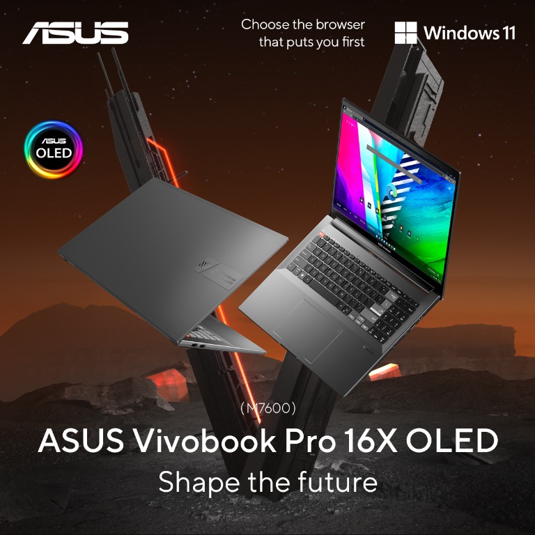 現貨速遞--- Asus VivoBook Pro 16X OLED 4K RTX3050, 電腦＆科技