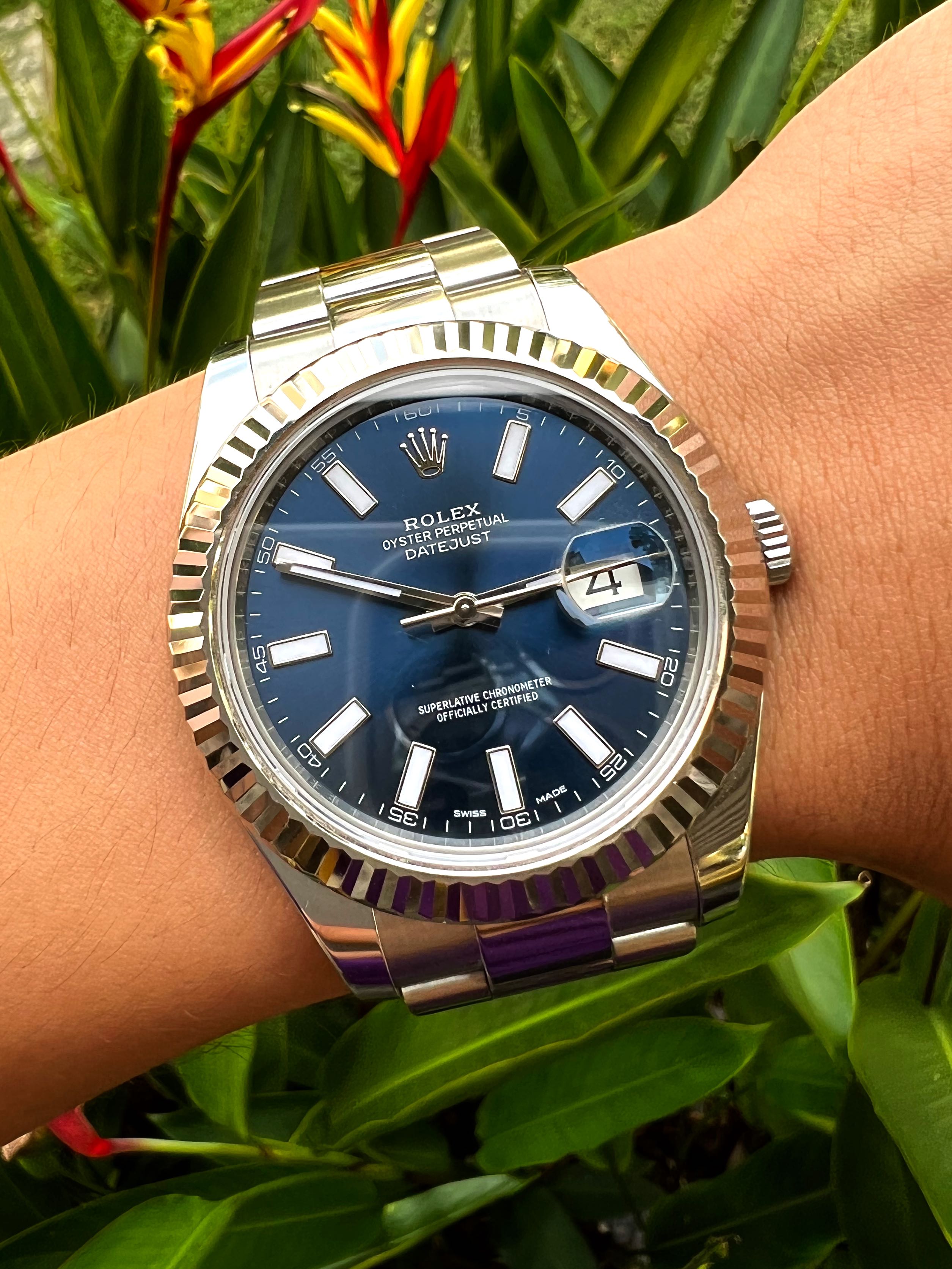 SOLD } Rolex DateJust 116334 41mm 