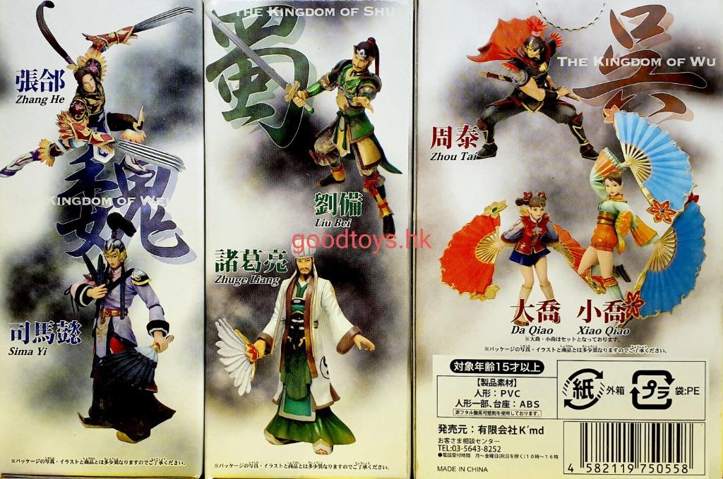 全新未開袋KOEI 真三國無雙3 無雙選集盒蛋全套6種, 興趣及遊戲, 玩具