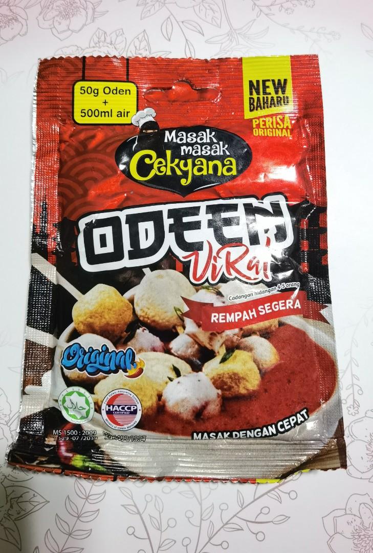 Viral Oden Odeen Viral Cekyana Food Drinks Packaged Instant Food On Carousell