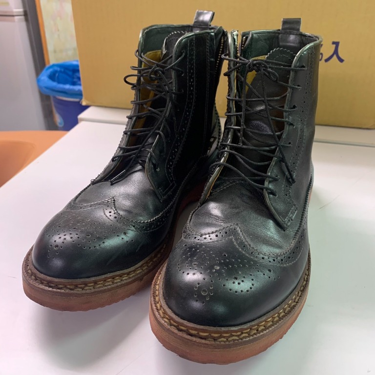 二手出清VISVIM PATRICIAN MID W.T. FOLK, 他的時尚, 鞋, 運動鞋在旋轉拍賣